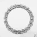 FINE ASSCHER CUT DIAMOND ETERNITY BAND 4.80 CT 18K