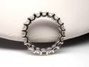 FINE 4.20 CT ASSHER CUT DIAMOND ETERNITY BAND 14KT