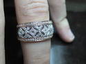 Art Deco Fancy Diamond Cocktail Lady's Ring/Band R