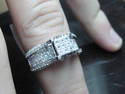 2.26 CT Princess Cut Diamonds European Engagement 