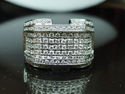 MEN'S VS FRENCH PAVE DIAMOND PINKY RING SOLID 14K 