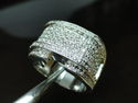 MEN'S VS FRENCH PAVE DIAMOND PINKY RING SOLID 14K 