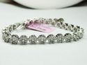 14k white gold 4.76 ct diamond tennis bracelet 7 1