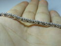 14k white gold 4.76 ct diamond tennis bracelet 7 1