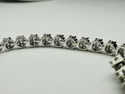 14k white gold 4.76 ct diamond tennis bracelet 7 1