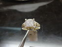 Fine Princess Cut Diamond Engagement Wedding Ring 