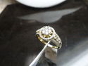 Fine ROUND Cut Diamond Wedding Engagement Ring 1 C