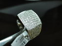 MEN'S VS FRENCH PAVE DIAMOND PINKY RING SOLID 14K 