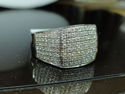 MEN'S VS FRENCH PAVE DIAMOND PINKY RING SOLID 14K 