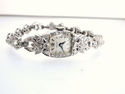 ANTIQUE PLATINUM 2CT DIAMOND DECO HAMILTON WATCH 1
