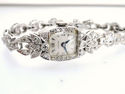 ANTIQUE PLATINUM 2CT DIAMOND DECO HAMILTON WATCH 1