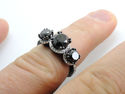  3.92 CT BLACK DIAMOND ENGAGEMENT/ANNIVERSARY RING