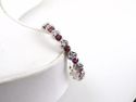 Fine & Elegant 18K Diamond and Ruby Band White Gol