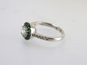 Fine 1.39 CT Lime Amethyst Tsavorite & Diamond Rin