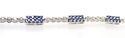 Fine Gem Sapphire Diamond Tennis Bracelet 18KT 2.6