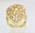$29000 4.13 CT NATURAL FANCY PINK & YELLOW DIAMOND