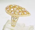 $29000 4.13 CT NATURAL FANCY PINK & YELLOW DIAMOND