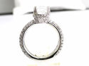 CERTIFIED 3.48CT Round Diamond ENGAGEMENT Ring F S