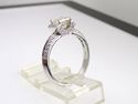 1.02CT PRINCESS CUT Diamond Solitaire Ring K SI1 1