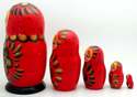 Red Russian Babushka Doll (made by Iancutzu)