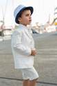 Boys linen suit summer formal wear kids linen outf
