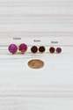 Raw Stone Earrings, Druzy Gold Earrings, Minimalis
