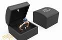Blue Diamond Estate Engagement Ring 14K Rose Gold 