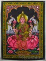 Hindu Goddess Deity LAKSHMI Mother India Tapestry 