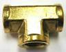 1pc Brass Pipe Tee Female T Fitting 3/8" NPT Air F