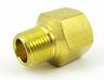 1pc Brass Pipe 1/4" Male - 3/8" NPT Female Adapter