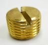 1pc Brass Pipe Slotted Head Plug 3/8" NPT Fuel Met