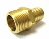 1pc Brass Fittings 1" Hose Barb x 1" NPT Male Stra