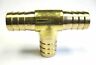 1pc Brass Barb Tee T Fitting 5/8 ID Hose Air Fuel 