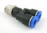 1pc Touch Fitting Y Male Connector 1/4 OD x 1/4" N