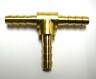 1pc Brass Barb Tee Fitting 1/2" ID Hose for Fuel B