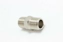 1pc Solid Brass Hex Pipe Nipple 1/4" BSPT (R) Male