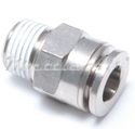 1pc Brass One Touch Fitting 1/4"OD x 3/8"NPT Male 