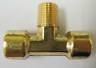 1pc Brass Branch Male T Fitting 3/8 NPT Air Fuel M