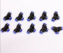 10pc Push In To Connect One Touch T Reducers 5/32-