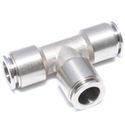 1pc Brass One Touch Fitting 1/4" OD Tube Union Tee
