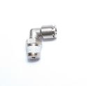 1pc Brass Push in Fitting 1/4 OD x 1/4 NPT Male 90