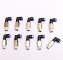10pc Push In To Connect Long Elbow Fittings 8 mm -