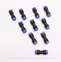 10pc One Touch Straight Union Fittings 4 mm OD Tub