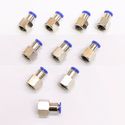 10pc One Touch Fittings Straight Female 3/8 OD-1/2