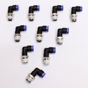 10pc Pneumatic Elbow Composite Fittings 3/8 OD - 1