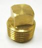 1pc Brass Pipe Square Head Plug Fitting 3/4" NPT F