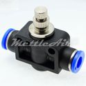 1pc Quick Push In Flow Speed Control Air Fitting 8