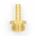 1pc Brass Fittings 3/8" Hose Barb x  3/4" GHT Male