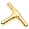 1pc Brass Barb Tee Fitting 1/2" ID Hose for Fuel B