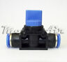 1pc Push to Connect 8mm OD 3 Way Hand Valve Union 